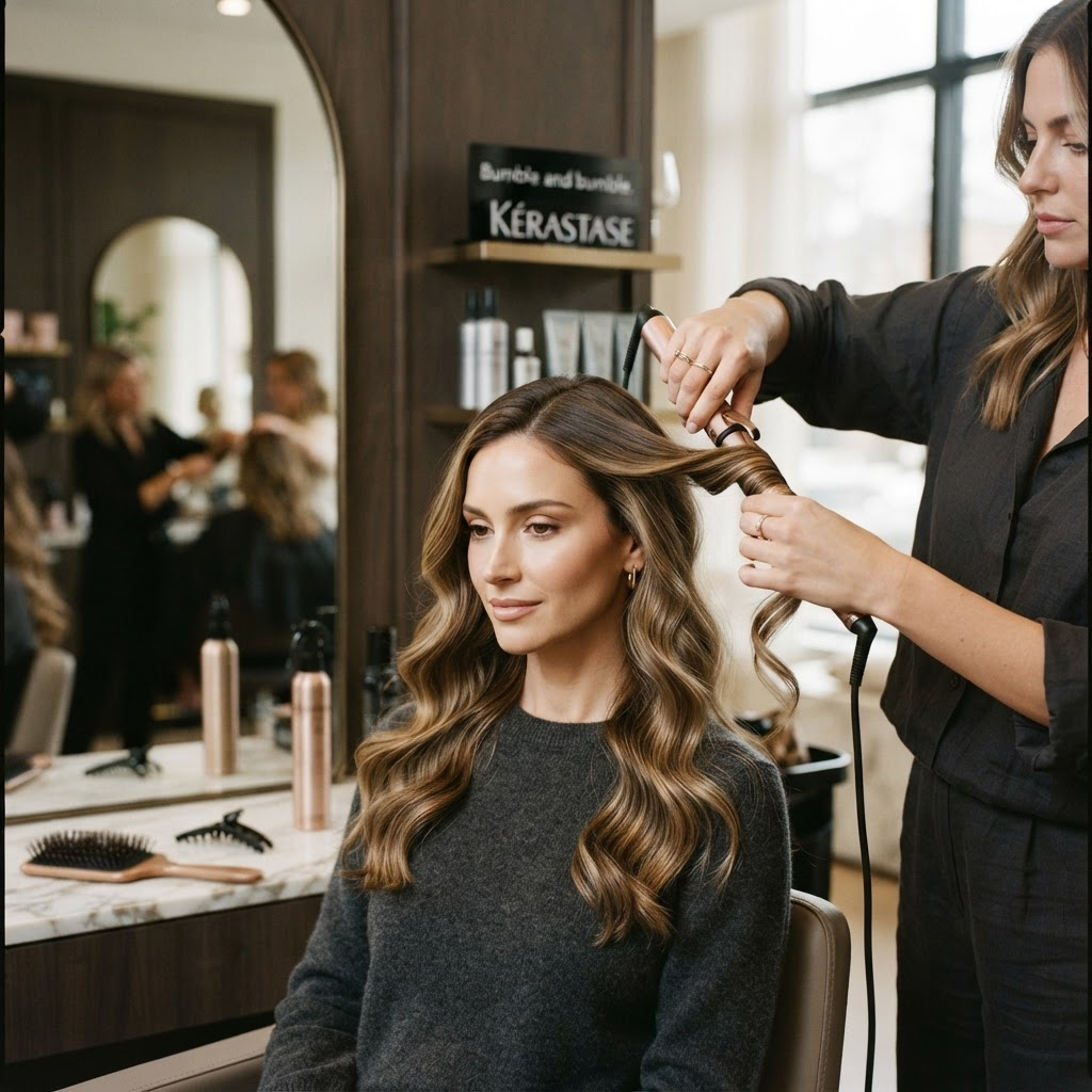 Soft waves being styled